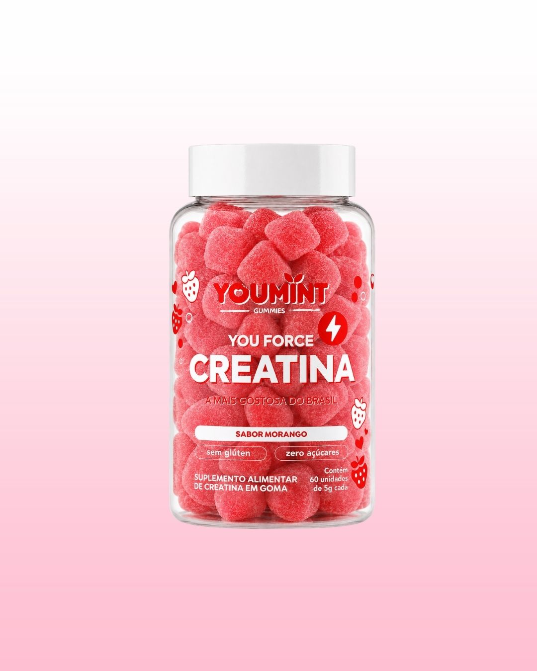 Pote Youmint Creatina Morango